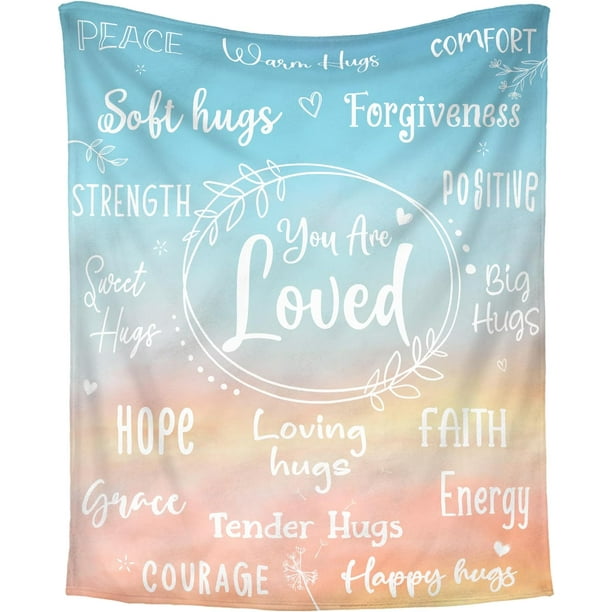 LHSHID Inspirational Gifts for Women Christmas Birthday Valentines Day Healing Gifts for Women Inspirational Motivational Gift Ideas Christian Gifts Faith Fleece Throw Blankets 30"x40"