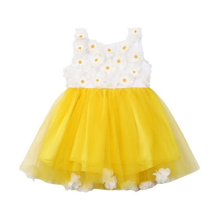 

Princess Baby Girl Toddler Bow Tutu Party Dress Pageant Wedding Birthday Dress