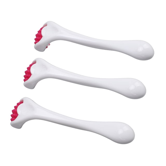 Rodillo Facial, Rodillo De Masaje Muscular Facial, Antideslizante, 3 Piezas De Silicona Para Oficina