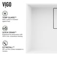 thumbnail image 2 of Vigo Vg04024 Bryant 17" L X 13" W X 5" H Rectangular Stone Composite Vessel Bathroom Sink, 2 of 9