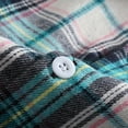 thumbnail image 5 of Yertdoel Flannel Shirt for Men Plaid Lapel Long Sleeve Button Up Shirt Daily Trendy Casual Soft Comfy Warm Shirt Jacket, 5 of 8