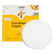 Katbite 200pcs , 6 inch,   Parchment Rounds, Parchment Paper Rounds for Wrapping Food