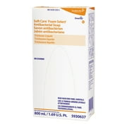 Diversey Soft Care Antiseptic Skin Cleanser, Foam, Unscented, 800mL Cartridge, 6/Ctn