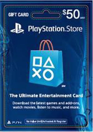 50 Playstation Store Gift Card Sony Physically Shipped Card - roblox song id xo your life