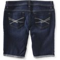 thumbnail image 2 of Aeropostale Womens Denim Casual Bermuda Shorts, Azul, 7/8, 2 of 2