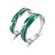 thumbnail image 1 of Anillos abiertos de hoja de plátano para mujer y hombre, de Plata de Ley 925, accesorios de joyería de lujo retro, venta al por mayor, 1 of 2