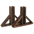 thumbnail image 1 of 2Pcs Fence Post Wooden Base Garden Border Edging Fence Support Courtyard Accessory, 1 of 8