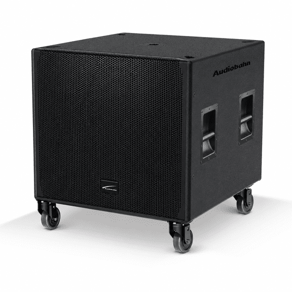 Subwoofer amplificado profesional de doble bocina 18" 2400w Audiobahn IMMORTAL197