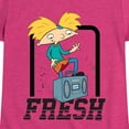 thumbnail image 3 of Hey Arnold! - Fresh Arnold - Toddler And Youth Girls Short Sleeve Graphic T-Shirt, 3 of 5