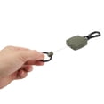 thumbnail image 5 of 2 Pcs Metal Badge Reels Retractable Keychain Green Square Retractable Badge Holder for Outdoors Fishing, 5 of 5