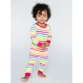 thumbnail image 2 of Little Star Organic Baby & Toddler Girls 4 Pc Long Sleeve Shirts & Pants Pajamas, Size 9 Months-5T, 2 of 6