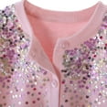 thumbnail image 5 of Toddler Girls Long Sleeve Cardigan Sweaters Open Front Knit Cardigans Kids Cute Outerwear Coat 1-7 Years, 5 of 9