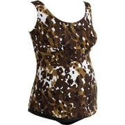 Tessuto Maternity Scoop Neck Tankini Two-Piece Swimsuit