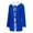 Blue womens jacket, variant on Womens Sweater Coat Usmixi Knitted Sweater Coat for Women Fashion Horn Button Plus Size Hooded Outerwear Long Sleeve Solid Plush Patchwork Sweater Tops Winter Trendy Coat
