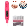 thumbnail image 1 of Ensemble de Lime à Ongles Électrique, Machine à Percer les Ongles Compacte Portable Stable Durable pour Artistes des Ongles pour Salon de Manucure pour Usage Domestique Rose Rouge, Rose, Noir, 1 of 7