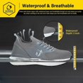 thumbnail image 2 of Waterproof Steel Toe Shoes For Men Women Lightght Slip Resistant Comfortable Fety Work Sneakers Construction, 2 of 5