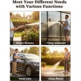 thumbnail image 6 of Turn Any Hose into a High Pressure Water Washer Jet,Universal Compatibility, 360° Rotating Spray Nozzle 3 Spray Modes for Cars Patio Driveway, 6 of 8