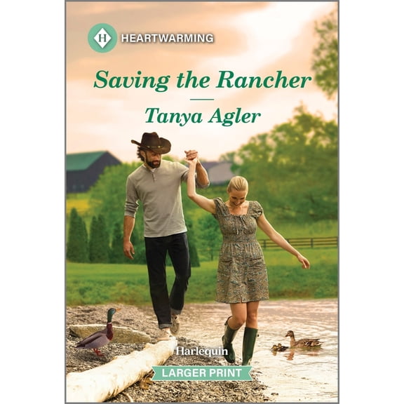 Violet Ridge Novel Saving the Rancher: A Clean and Uplifting Romance, Book 2, (Paperback)