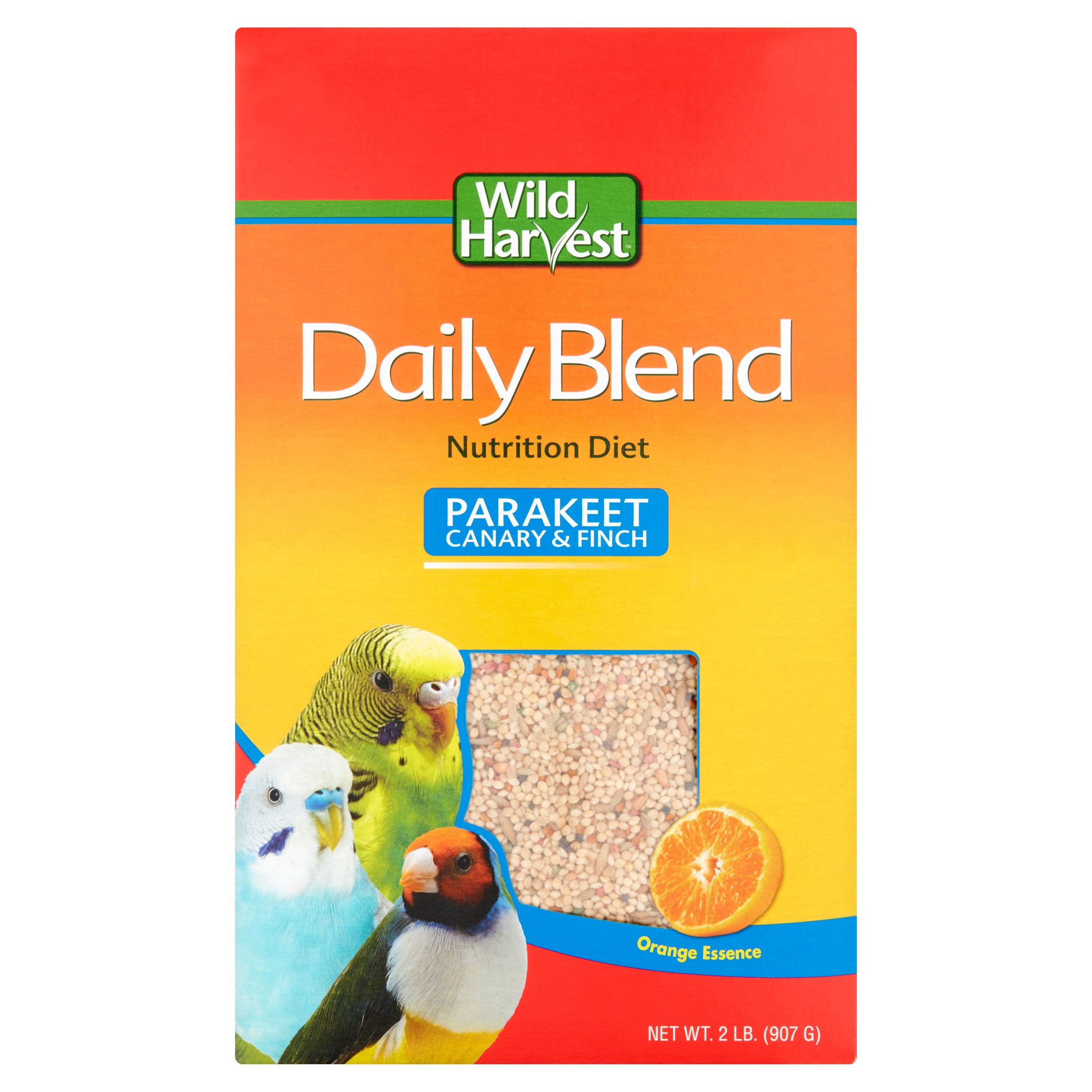 3 Pack) Wild Harvest Daily Blend for Parakeet, Canary & Finch, 2 lb -  Walmart.com - Walmart.com