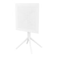thumbnail image 4 of Sky 24 inch Square Folding Table in White finish, 4 of 12