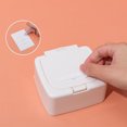thumbnail image 2 of Mini Desktop Button-Close Storage Box - Compact ABS Organizer for Jewelry/Office Supplies (11.5x10cm Stackable), 2 of 6