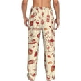 thumbnail image 3 of Haiem Red Wine Men's Pajama Pants Ultra Lightweight Pjs Bottoms Sleepwear Bottom Pants with Pocket Drawstring-Medium, 3 of 9