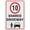 Warning Sign 3, variant on Shared Driveway 20Km Speed Limit Sign Outdoor Signs Aluminum 8"x12" Uv Ink Printed For House And Business