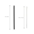 thumbnail image 2 of 50 Pack Reusable Plastic Straws Long Drinking Straws, Sutble for 16 24 30 32 OZ Tumblers, Cups, Jars, 2 of 6