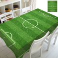 thumbnail image 2 of Manteles rectangulares con estampado de campo de fútbol de hierba, decoración de fiesta de mesa, antimanchas mantel impermeable, cubierta de mesa qym unisex, 2 of 2