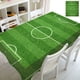 thumbnail image 2 of Manteles rectangulares con estampado de campo de fútbol de hierba, decoración de fiesta de mesa, antimanchas mantel impermeable, cubierta de mesa qym unisex, 2 of 2