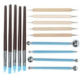 thumbnail image 4 of Pottery Tools,14Pcs Pottery Tools Indentation Pottery Pen Set Doublesided Drill Pen Built for Professionals, 4 of 9