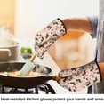 thumbnail image 4 of Cute Oven Mitts,Black Cute Dachshund Dog and Wine Oven Mitt 2-Pack Set,Kitchen Gloves for Oven,Heat Resistant Oven Mitts 7.7"x12", 4 of 7
