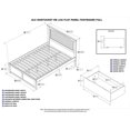 thumbnail image 5 of Atlantic Furniture Lit de Plate-Forme de Rangement Complet en Caramel, 5 of 5