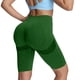 thumbnail image 1 of TaTaai Women's High Waisted Seamless Biker Shorts Butt Lifting Solid Yoga Shorts 5 Inch Inseam Tummy Control Athletic Gym Workout Fitness Gift, 1 of 8