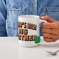 thumbnail image 4 of CafePress - World's Best Big Brother - 15 oz Ceramic Large White Novelty Mug, 4 of 6