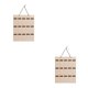 thumbnail image 2 of Matsuzay Bolsa de almacenamiento para gafas de sol para colgar en la pared del dormitorio Caqui 2piezas Matsuzay CBP492408, 2 of 5
