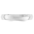 thumbnail image 2 of Finest Gold 14K White Gold 4 mm Knife Edge Comfort Fit Band, Size 7.5, 2 of 2