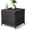 Brown, variant on CHTER Outdoor Side Table with Storage, 27-Gallon Patio Deck Box Outdoor Wicker Side Table for Poolside Balcony Storage Table (Grey, Square)