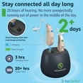 thumbnail image 3 of EarCentric Easy Charge Rechargeable Hearing Aid with Charging Base, FDA Approved Behind-the-Ear Assist Amplifiers, 3 of 7