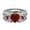Red E, variant on Latrodar Valentine's Day Engagement Wedding Ring Heart Shaped Ring Alloy Jewelry Red up to 30% Off