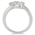 thumbnail image 2 of SZUL Women's 1 Carat TW Two stone Diamond Ring in 10K White Gold (J-K-L Color, I2-I3 Clarity), 2 of 3