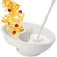 thumbnail image 4 of Cereal Bowl Partitioned Versatile Large Capacity Tableware Dry Wet Separated Oatmeal Bowl Breakfast Plates Tray for Home, 4 of 10