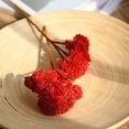 thumbnail image 3 of Artificial Rice Seed Fruit Flower Rustic Fake Flower Wedding decor artificial rice seed Party Floral Decor Home Ornament, Red, 3 of 6