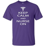 Keep Calm and Nurse On T-Shirt