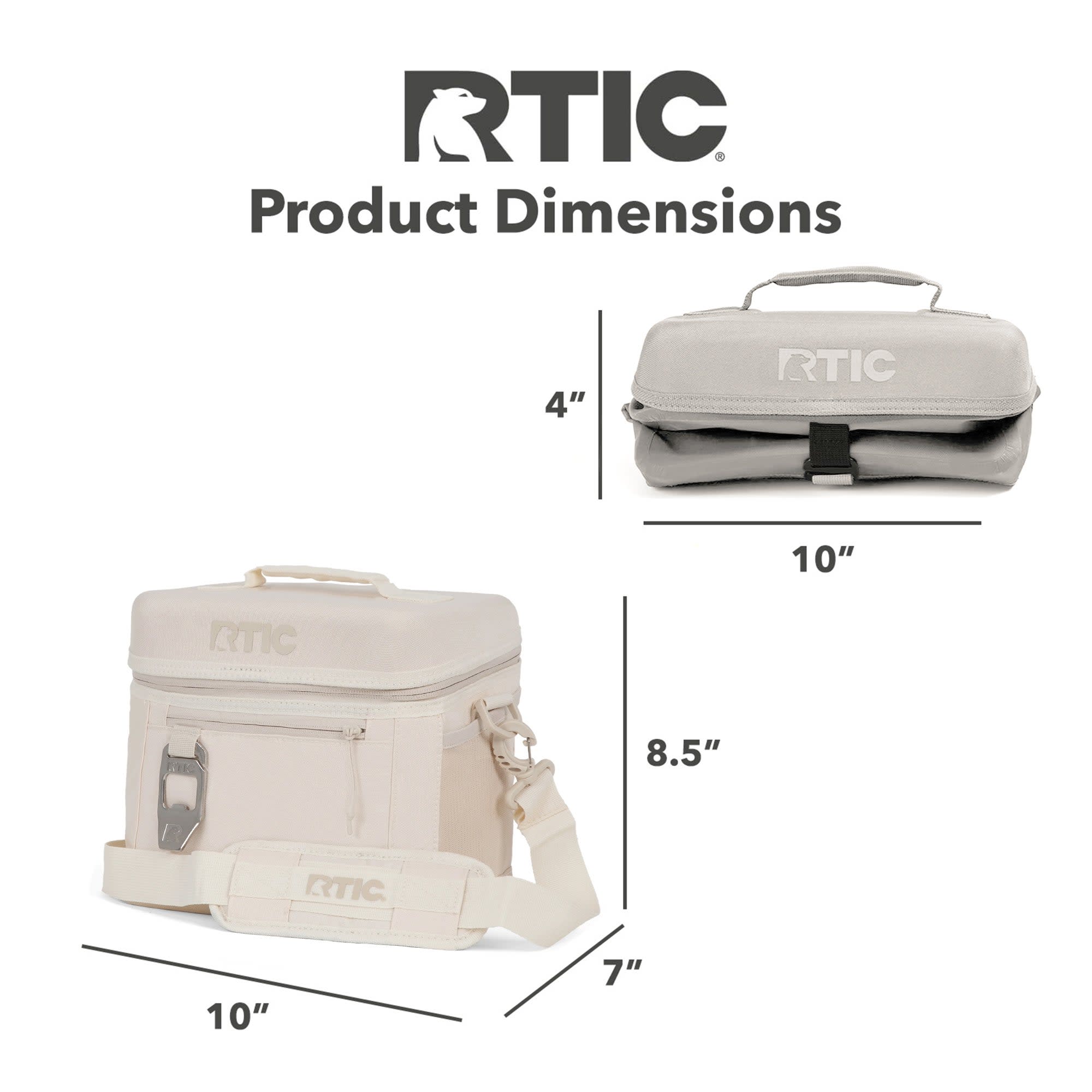 RYC⭐ RTIC 8 Can Everyday Cooler, Insulated Soft Cooler with Collapsible
