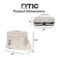 thumbnail image 5 of RTIC 8 Can Everyday Cooler, Insulated Soft Cooler with Collapsible Design, Sand, 5 of 5