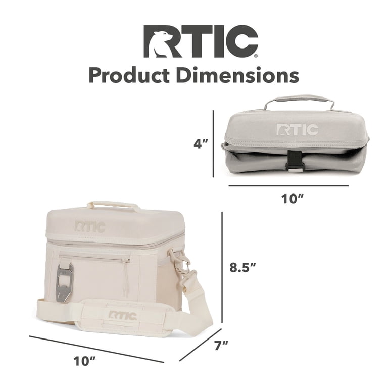 RTIC 8 Can Everyday Cooler, Insulated Soft Cooler with Collapsible