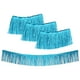 thumbnail image 5 of 4 piezas de faldones de mesa con flecos metálicos, guirnalda de flecos, fondo para fiestas, eventos, desfiles, carrozas, decoración de fiestas, 5 of 7