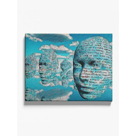 3d Faces 11x14 Canvas -Image by Shutterstock,