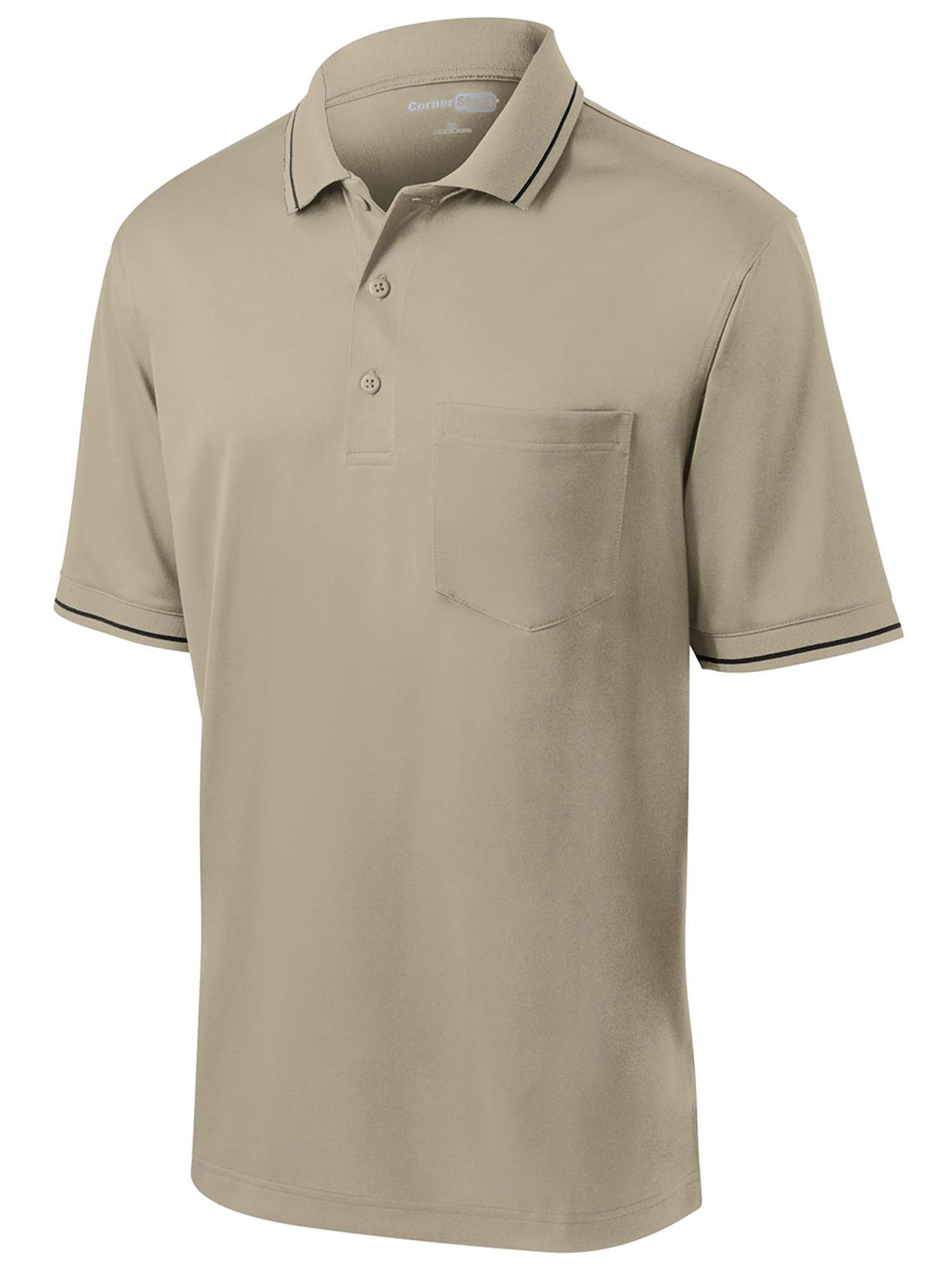 Cornerstone Cornerstone Men's Wrinkle Resistant Pocket Polo Shirt